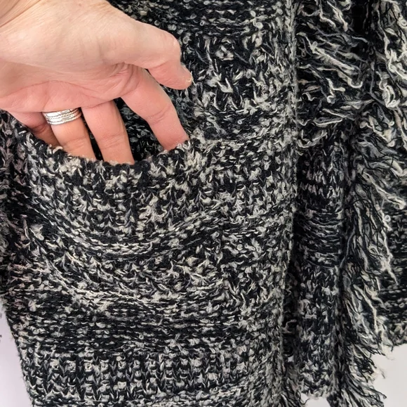 En Creme Open front sweater coat - Picture 7 of 9